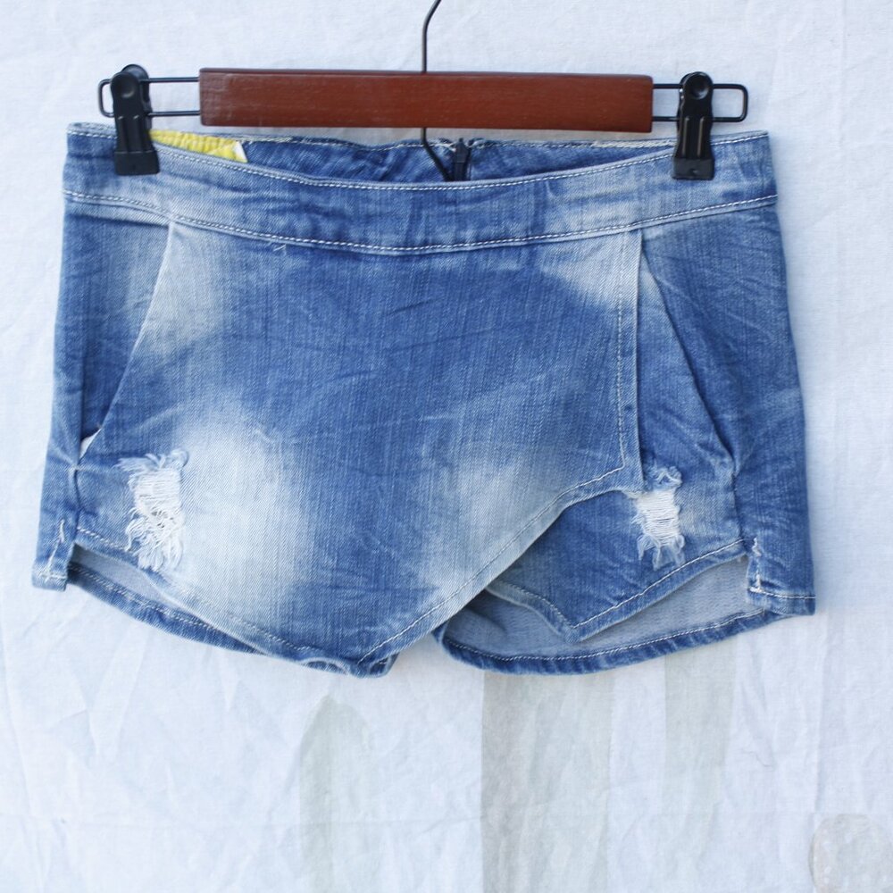 MACHINE by nouvelle mode Womans Vintage Jean Skort 🌵26